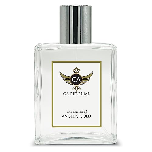 CA Perfume Impression of V Secret Angelic Gold For Women Replica Fragrance Dupes Eau de Parfum Spray Bottle 3.4 Fl Oz/100ml-X1