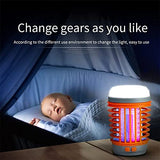 Zap Guardian Bug Zapper, Zaptek Mosquitoes Zapper Electrizap 2024 Multifunctional Solar Anti-Mosquito Light, Buzz Blast Pro Mosquitoes, USB Charing and Solar, Great for Outdoor and Indoor (Orange)