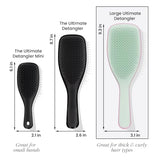 Tangle Teezer | The Large Ultimate Detangler Hairbrush for Wet & Dry Hair | Long, Thick, Curly, Textured Hair | Eliminates Knots & Reduces Breakage | Rose/Sage