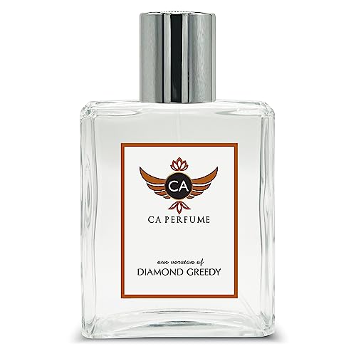 CA Perfume Impression of Diamond Greedy For Women Replica Fragrance Dupes Eau de Parfum Spray Bottle 3.4 Fl Oz/100ml-X1