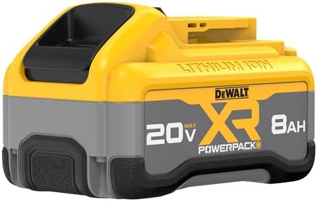 DEWALT 20V MAX XR POWERPACK 8.0 Ah Power Tool Battery (DCB2108)