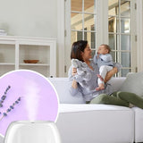 Vicks 3-in-1 SleepyTime Humidifier, No. 1 Brand Recommended by Pediatricians*. Cool Mist Humidifier with Night-Light, and Essential Oil Diffuser for Baby and Kids rooms. Visible Cool Mist, White.