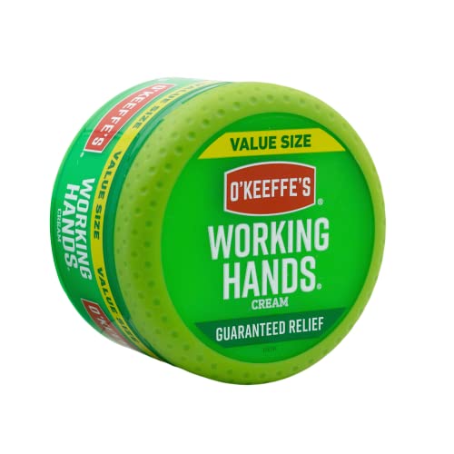 O'Keeffe's Working Hands Hand Cream; For Extremely Dry; Cracked Hands; 6.8 oz Jar (Value Size; Pack of 1)
