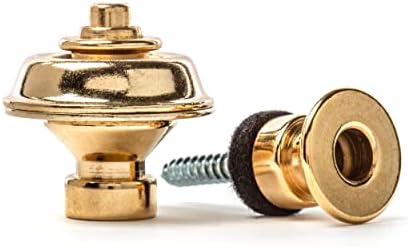 Dunlop SLS1504G Straplok® Traditional Strap Retainer System, Gold
