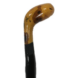 Imported Shillelagh Wooden Irish Walking Stick, Straight Handle, Handcrafted 100% Blackthorn Wood Cane, Lightweight Sturdy, One of a Kind Style, Made in Ireland 36"