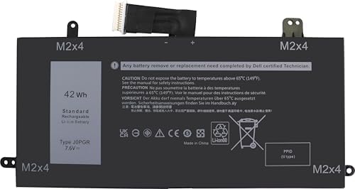 J0PGR Laptop Battery Replacement for Dell Latitude 12 5285 E5285 5290 2-in-1 Series T17G T17G001 T17G002 Tablet Notebook 1WND8 0J0PGR JOPGR 0RDYCT RDYCT X16TW NOT (MB991LL MC375LL MD314 MC724LL)