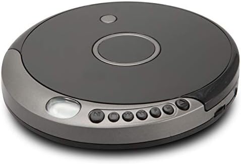 GPX PCB319B Portable Cd Player with Bluetooth, Includes Stereo Earbuds, Black