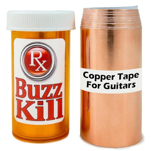Copper Tape for Guitars - Copper Shielding Tape for Guitars - Copper Foil Tape EMI Shielding, Crafts, Electrical Repairs, Conductive Adhesive Copper Shielding Tape for Guitars Grounding