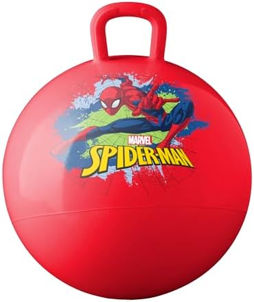 Hedstrom Marvel Spiderman 15 Inch Hopper Ball, Jumping Ball for Kids 55-97064