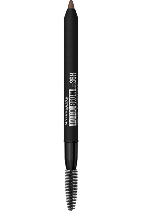 MAYBELLINE New York Tattoo Brow Semi Permanent 36Hr Eyebrow Pencil Longlasting Thicker Fuller Eyebrows Medium Brown 05