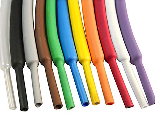 Electriduct 3/8" Heat Shrink Tubing 2:1 Shrinkable Tube Cable Sleeve - 200 Feet (Clear)