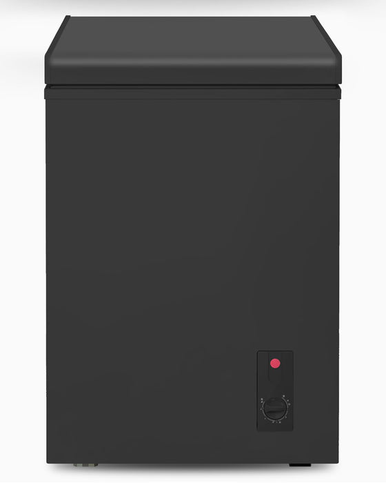 Muhub 7.0 Cu.Ft Deep Freezer, Chest Freezer with 7 Level Adjustable temperature, Compact Freezer with Removable Hanging Basket, Top Open Door,for Kitchen Apartments Office (White)