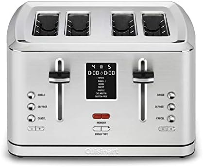 Cuisinart CPT-740 4-Slice Digital MemorySet Toaster, Stainless Steel