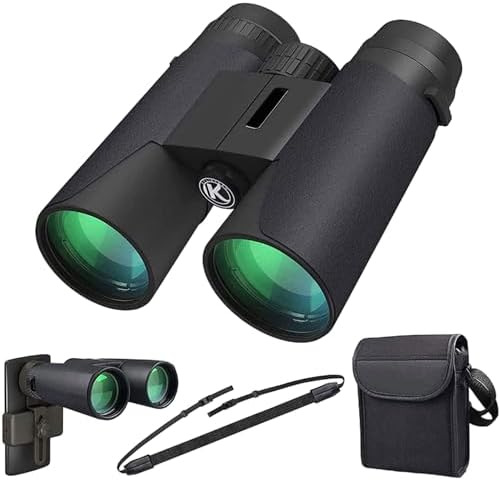 20 x 50 High Power Binoculars for Adults, Men & Women - HD Zoom Binoculars with BAK4 Prism & Smartphone Adapter - Lightweight Binoculars for Hunting, Bird Watching, Astronomy, Stargazing & Concerts