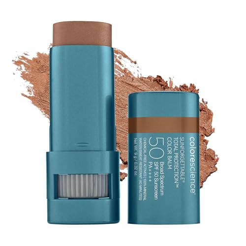 Colorescience Sunforgettable Total Protection Color Balm SPF 50, Mineral, Broad Spectrum, Buildable Lip & Cheek Color