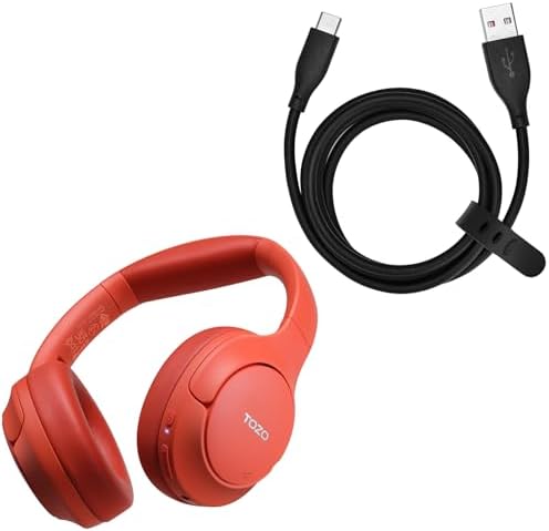 TOZO HT2 Hybrid Active Noise Cancelling Headphones USB-C to USB-A Charging Cable HT2