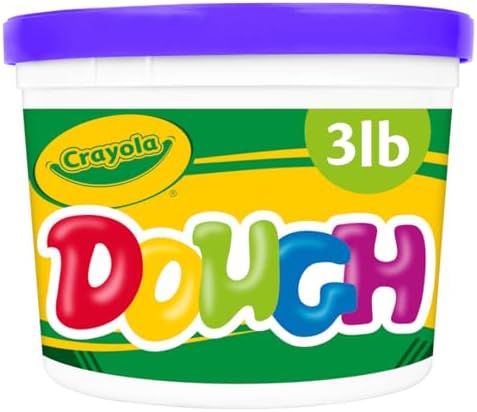 Crayola Dough - Purple (3lb), Bulk Modeling Dough for Kids, Clay Alternative, Resealable Tub, Ages 3+, Great for Kids Arts & Crafts