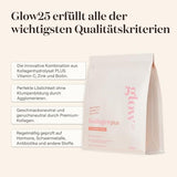 Glow25® Collagen Plus [450g] - The Original - Premium Collagen Hydrolysate with Additives - Peptides Type 1 and 3 - Perfect Solubility - Natural