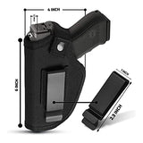 DMAIP Concealed Carry Holster Metal Clip IWB OWB Holster Waistband Airsoft Pistol Handguns Holster for Right Left Hand Draw