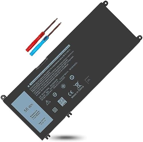 56WH 33YDH Battery for Dell Inspiron 17 7000 7773 7778 7779 7786 2-in-1 15 7577 G3 15 3579 3779 G5 15 5587 G7 15 7588 Latitude 13 3000 3380 15 3580 3590 14 3490 Vostro 7570 7580 033YDH PVHT1 0PVHT1