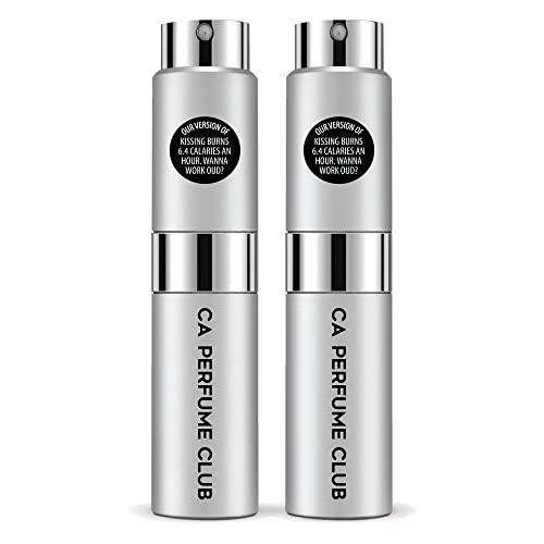 CA Perfume Club Impression of By Kln Kissing Burns 6.4 Calories An Hour.Wanna Work Out? For Women & Men Replica Version Fragrance Dupes Long Lasting Eau de Parfum Spray Atomizer 0.27 Fl Oz-X2