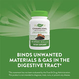 Nature's Way Activated Charcoal - Digestive Supplement - Active Charcoal Supplement - Binds Unwanted Materials & Gas in Digestive Tract* - Gluten Free - 100 Capsules