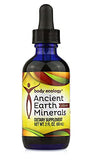 Body Ecology Ancient Earth Liquid Minerals | 100% Plant-Derived Trace Mineral Liquid Supplement | Fast-Absorbing Electrolyte Solution for Immune Support | 60 Servings (2 fl oz)