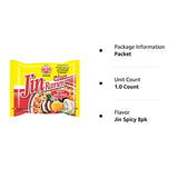 [OTTOGI] Jin Ramen Spicy, Korean Style Instant Noodle, Best Tasting Soup Traditional Instant Ramen (120g) - 8 Pack