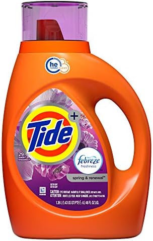 Tide HE Liquid Laundry Detergent, Spring & Renewal, 46 Ounce