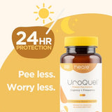 UroQuel - Natural Bladder Control Cranberry Supplement - Reduce Bathroom Urgency, Frequency, Incontinence, with Flowens - OBGYN Formulated - Cranberry Pills for Women & Men - by Heale - 30 Capsules