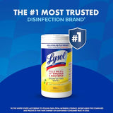 Lysol Disinfectant Wipes, Multi-Surface Antibacterial Cleaning Wipes, For Disinfecting and Cleaning, Lemon and Lime Blossom, Pack of 4 (Packaging may vary)