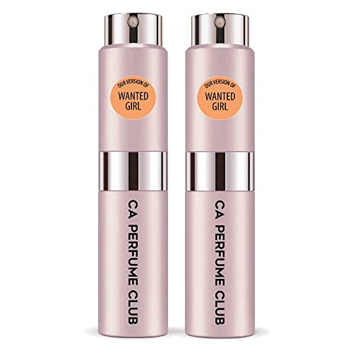 CA Perfume Impression of Wanted Girl For Women Replica Version Fragrance Dupes Concentrated Long Lasting Eau de Parfum Spray Refillable Atomizer Bottle 0.27 Fl Oz-X2