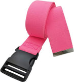 LAMBOX Walking Transfer Gait Belt 60 inch with Quick Release Buckle for Seniors, Nurses, Caregivers or Therapist (Pink)