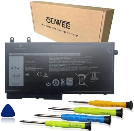 1V1XF Laptop Battery Compatible with Dell Latitude 5400 5410 5500 5510 Precision 3540 3550 Inspiron 7590 7591 7791 2-in-1 Series 01V1XF XV8CJ R8D7N 4GVMP 11.4V 42Wh 3500mAh