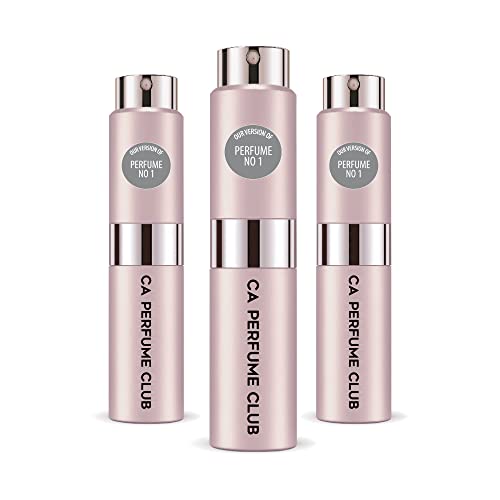 CA Perfume Impression of A. & Fitch Perfume No 1 For Women Fragrance Dupes Long Lasting Eau de Parfum Spray Refillable Bottle 0.27 Fl Oz-X3