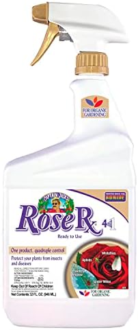 Bonide Captain Jack's Rose Rx 4-in-1 Insect & Disease Control, 32 oz Ready-to-Use Spray Neem Oil for Organic Gardening