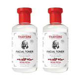 Thayers Alcohol-Free, Hydrating Rose Petal Witch Hazel Facial Toner with Aloe Vera Formula, Vegan, Dermatologist Tested and Recommended, 8.5 Oz (Pack of 2)