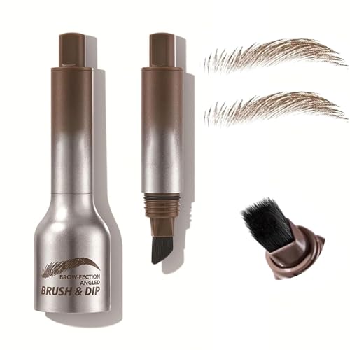 Brow Brush,Brow Fection 4d Eyebrow Pen,Instant Brow Brush,Liquid Eyebrow Brush,Long Lasting Quick Drying (Taupe)