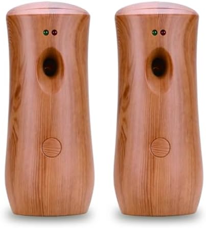 Automatic Air Freshener Spray Dispenser (2-Pack), Free Standing or Wall Mounted Automatic Aerosol Spray Dispenser for Home, Indoor, Bathrooms, Offices, Hotels and Commercial Places (Z-03)