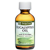 DE LA CRUZ  Eucalyptus Essential Oil Aromatherapy for Diffuser or Humidifier, 100% Pure Steam Distilled Eucalyptus Globulus 2 FL OZ (1 Bottle)