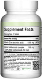 1000 mg Vitamin C - 1000mg Tablets Ultra High Absorption Formula - Gluten Free Kosher Dietary Non GMO Vitamin C Supplement for Immune Support - VIT C Vitamin C Tablets from Ascorbic Acid, 100 Count