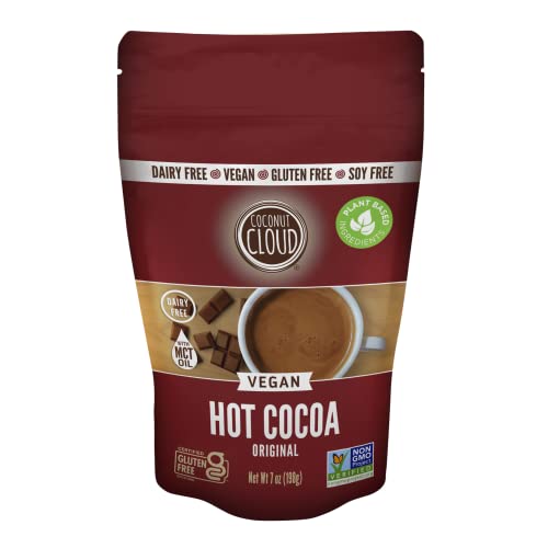 Coconut Cloud: Dairy-Free Instant Hot Cocoa Mix | Vegan, Natural, Delicious, Creamy Plant Based Chocolate (Made in Colorado from Premium Coconut Milk Powder), 7 oz
