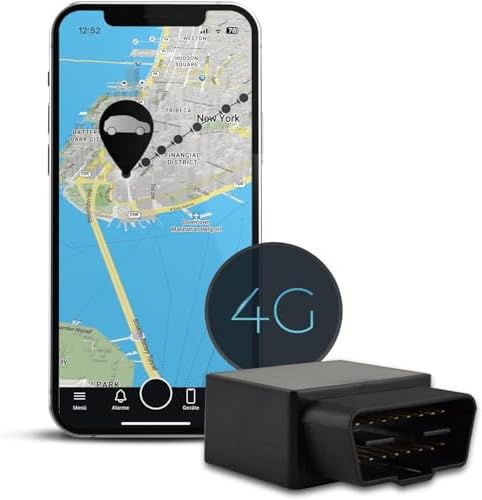 Salind GPS Tracker 4G LTE Permanent Battery OBD Tracker for Fleets, Cars, Trucks, Fleet GPS Tracker, Vehicles, Route History, Speed Monitoring, GeoFence, Real Time Monitoring & Tracking Device