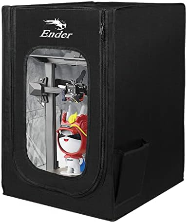Creality Enderplus 3D Printer Enclosure Fireproof and Dustproof Tent Constant Temperature Protective Cover Room for Ender 3V2/Ender 3S1/Ender 3Max/Ender 5Pro/5S1/Ender6SE 3D Printer 21.65*25.59*29.52
