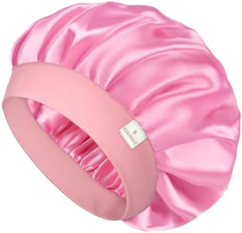 YANIBEST Bonnet for Men Hair Bonnet for Sleeping Double Layer Satin Bonnets for Black Women Curly Hair Braids