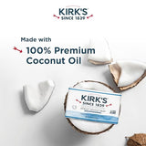 Kirk's Castile Bar Soap Clean Soap for Men, Women & Children| Premium Coconut Oil | Sensitive Skin Formula, Vegan | Original Fresh Scent | 4 oz. Bars - 24 Pack