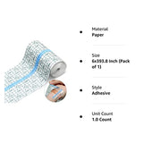 Transparent Dressing Adhesive Bandage Waterproof Bandage Clear Adhesive Bandages Stretch Tape for Tattoos Swimming (6 Inch x 10.94 Yard)