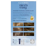 Clairol Nice'n Easy Permanent Hair Dye, 6A Light Ash Brown Hair Color, Pack of 3