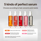Mise En Scene Perfect Styling Serum for Heat Damage Protection - Hair Serum for holding Bounce, Hair Essence for Long Lasting Curl, Powdery Scent, with Argan Oils, 2.70 fl. Oz