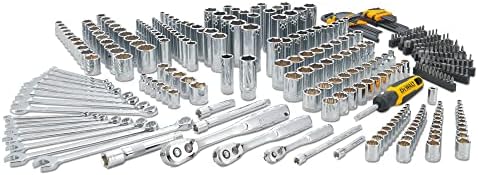 DEWALT Mechanics Tool Set, 1/4", 3/8", 1/2" Drive Tools and Combo Wrenches, 341 Piece (DWMT45341)
